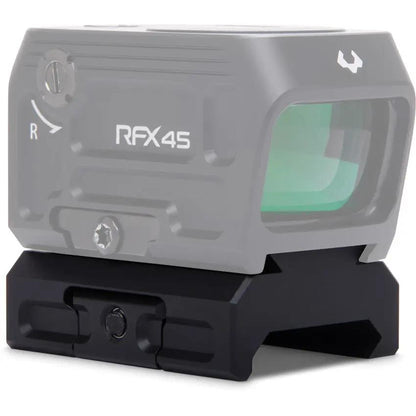 Viridian RFX 45 Low Mount for Acro Footprint Optics Aluminum Black - Sight Mount System by Viridian