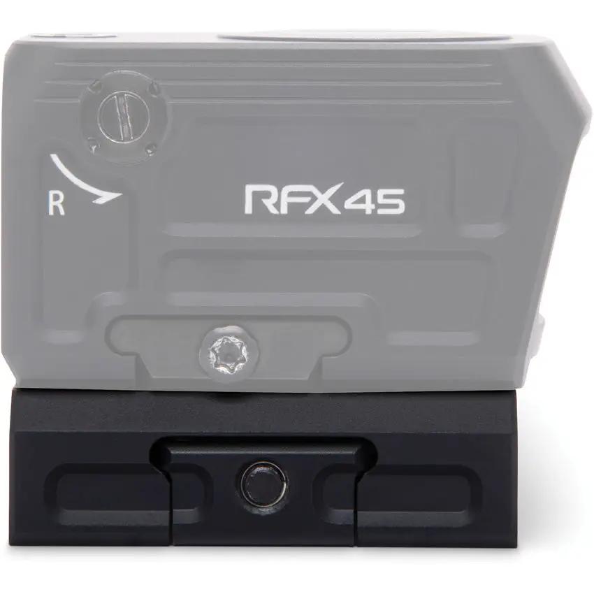 Viridian RFX 45 Low Mount for Acro Footprint Optics Aluminum Black - Sight Mount System by Viridian