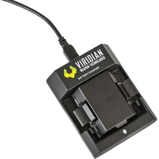 Viridian Single Battery Charger 9900014 - LiPo Battery Ready For Viridian FACT X-Series Gen3 Weapon-Mounted Cameras by Viridian