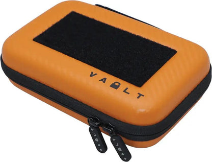 Vault Nano Case - Orange Carbon Fiber Outer Shell With Modular Removable Interior Panels For Easy Access by Vault