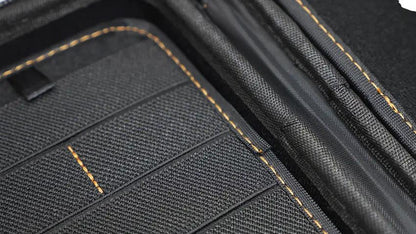 Vault Nano Case - Orange Carbon Fiber Outer Shell With Modular Removable Interior Panels For Easy Access by Vault