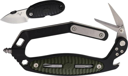 V NIVES C.R.A.B. Black Green Handle VMT18FRNSWPBGR by V NIVES