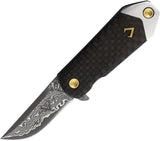 V NIVES KillaBite Framelock Damascus V22CPDBL by V NIVES