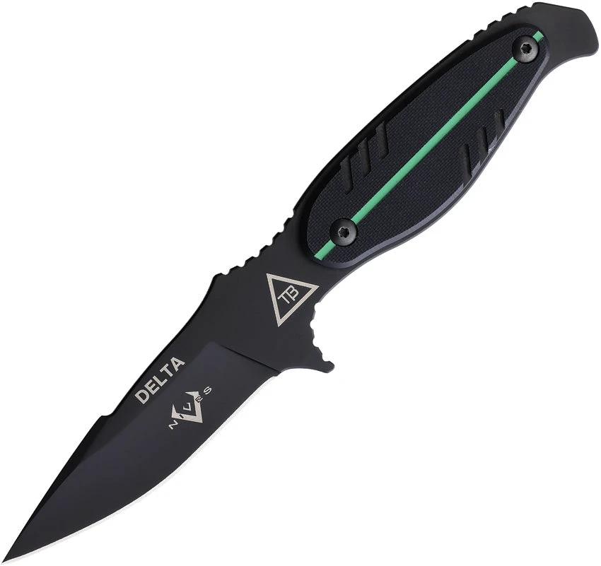 V NIVES Delta Fixed Blade Green Line VFB26GBBK by V NIVES