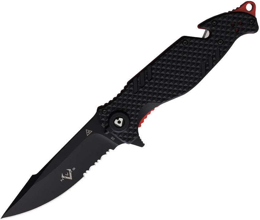 V NIVES Trail Blazer Linerlock Red V23FRNPSBRBK by V NIVES