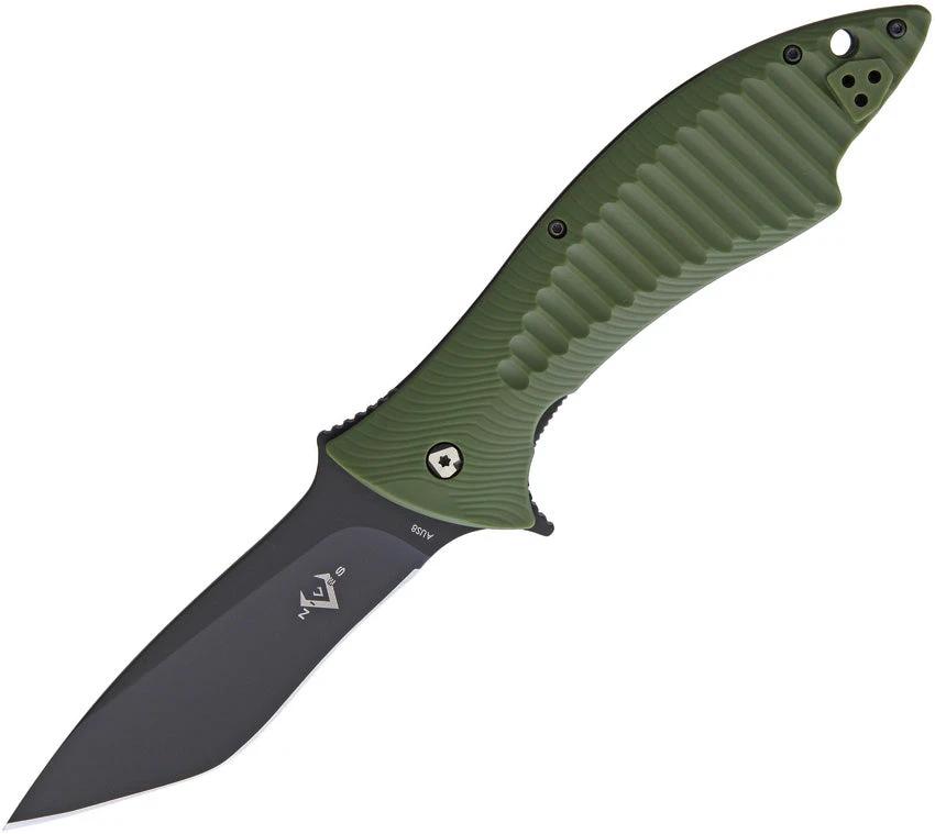 V NIVES Deplorable Linerlock Green V15FRNPBGR by V NIVES