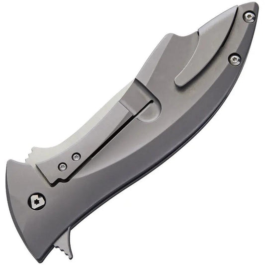 V NIVES Deplorable Framelock V15TIP - S35VN Blade, Titanium Handle, Extended Tang, Designed By Jerry Hossom by V NIVES