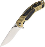 V NIVES Tectonic Linerlock CF Gold V16TICFPGD by V NIVES