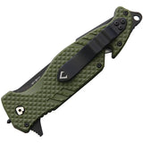 V NIVES TGL Trailblazer OD Green - Durable D2 Tool Steel Blade For Everyday Carry by V NIVES