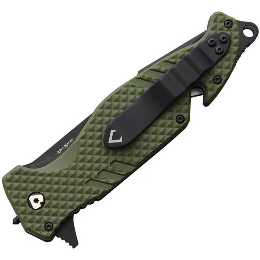 V NIVES TGL Trailblazer OD Green - Durable D2 Tool Steel Blade For Everyday Carry by V NIVES