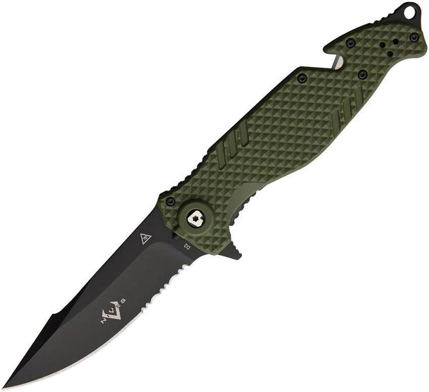 V NIVES TGL Trailblazer Linerlock OD V23FRNPSBGRBK by V NIVES