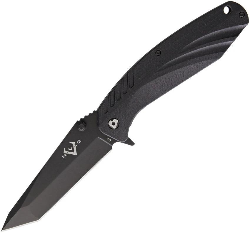 V NIVES SFL Framelock Tanto Black V05GPBBK by V NIVES