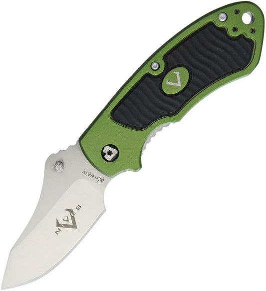 V NIVES Stout Linerlock Green V07ALPGR by V NIVES
