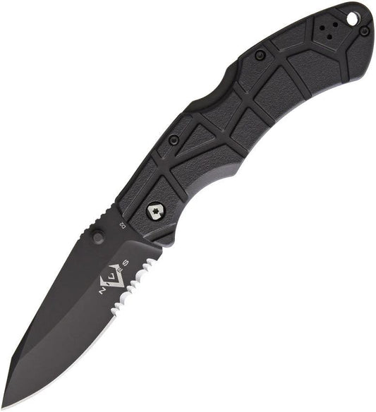 V NIVES Rocky II Lockback Black V09FRNPSBBK by V NIVES