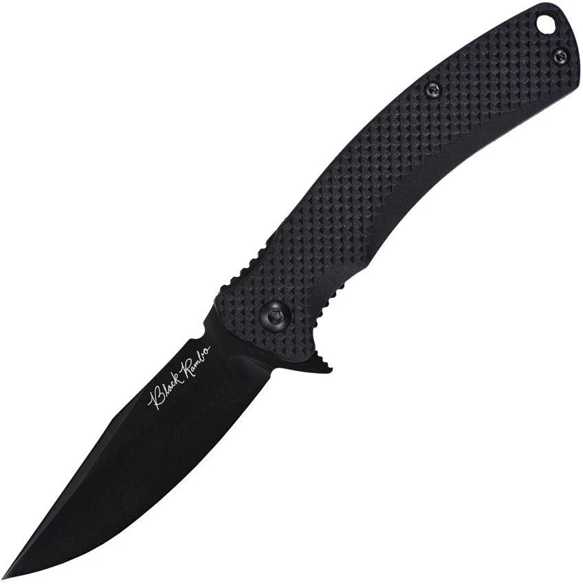 V NIVES Black Rambo Shorty Linerlock V33FRNPBBK by V NIVES