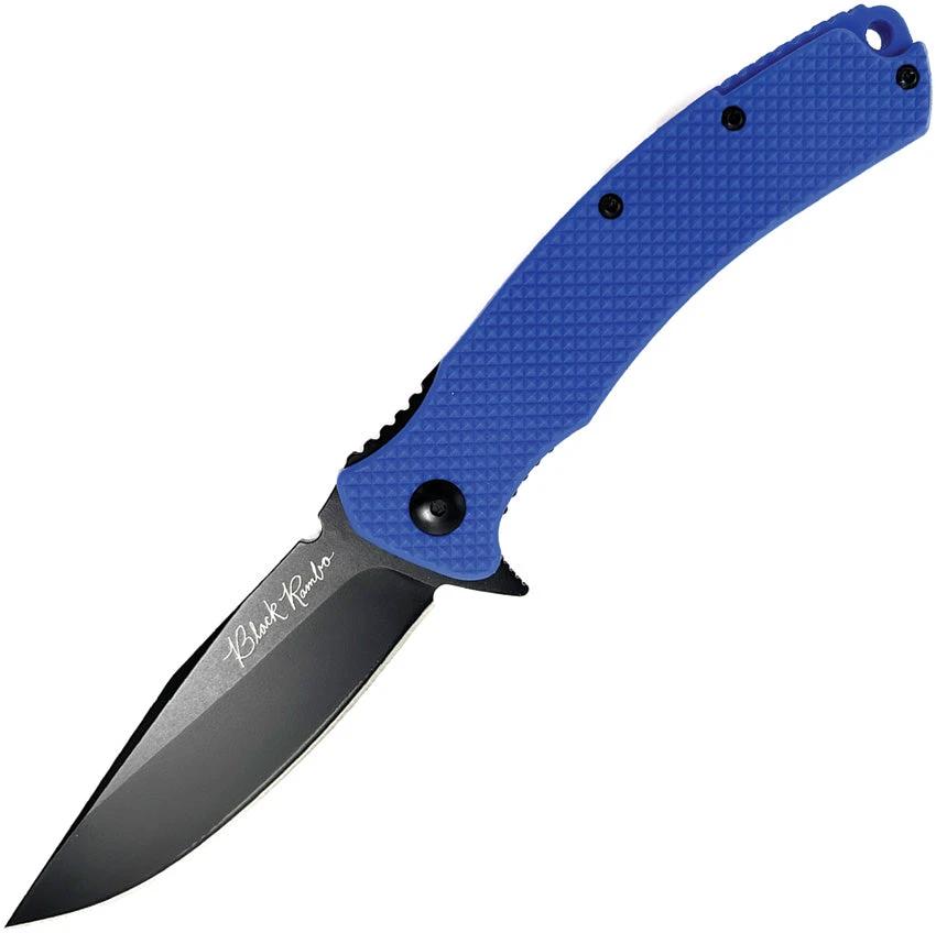 V NIVES Black Rambo Utility Linerlock V34FRNPBBL by V NIVES