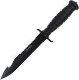V NIVES Black Rambo Savage Fixed Blade VFB32FRNPBBK by V NIVES