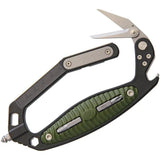 V NIVES CRAB Multi Tool VMT18FRNPBGR Rescue Cut Break Spring Loaded Scissors Holster Bottle Opener by V NIVES