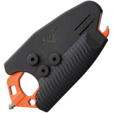 V NIVES C.R.A.B. Multi Tool Orange - 6.5 Inch Aluminum Handle with Scissors, Glass Breaker and Bottle Opener by V NIVES