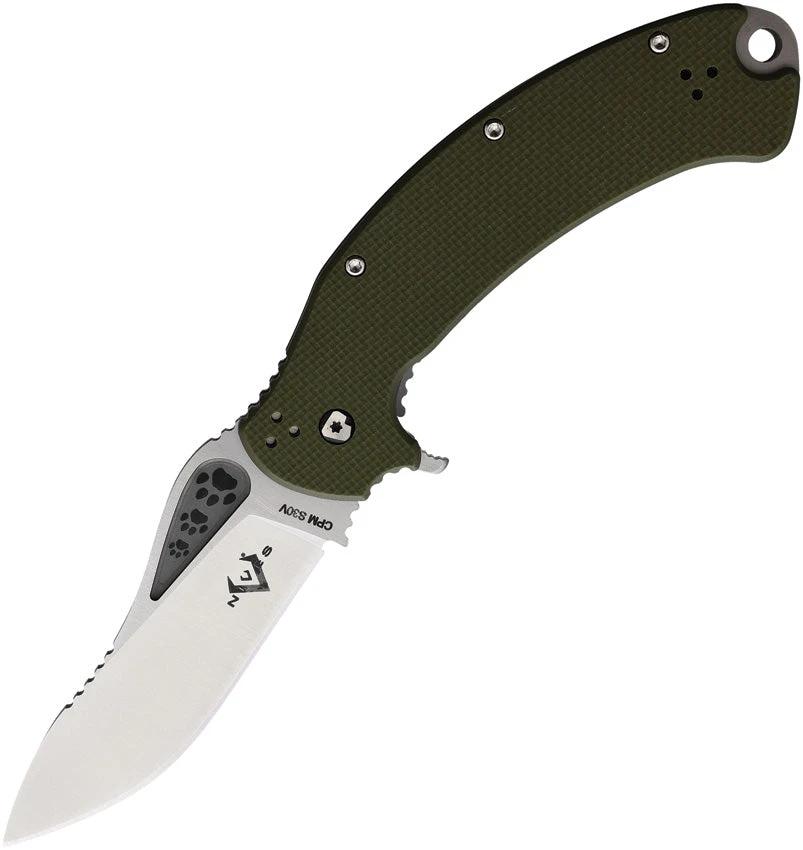 V NIVES ADAPPT Framelock Green V24TIGPGR by V NIVES