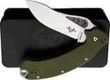 V NIVES Adappt Framelock Green V24TIGPGR - 5 Inch Closed, CPM S30V Blade, Green G10 Handle by V NIVES