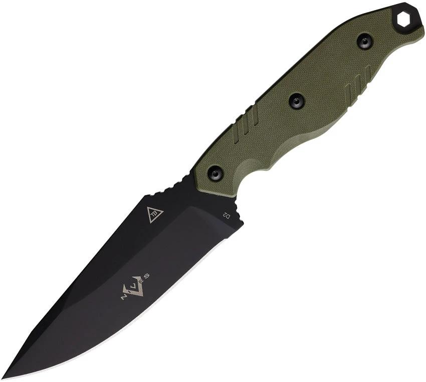 V NIVES Trailblazer Fixed Blade Green VFB25GPBGR by V NIVES