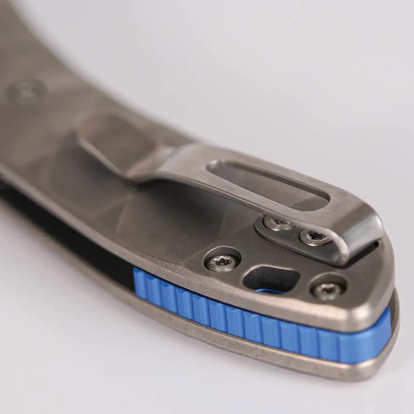 Vosteed Mini Nightshade Crossbar Lock Folding Knife A0217 - Satin S35VN Blade Titanium Handle by Vosteed