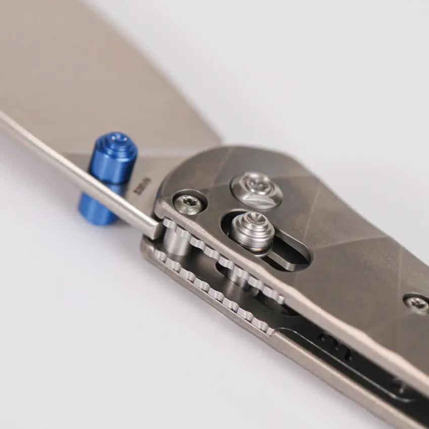 Vosteed Mini Nightshade Crossbar Lock Folding Knife A0217 - Satin S35VN Blade Titanium Handle by Vosteed