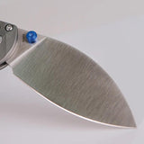 Vosteed Mini Nightshade Crossbar Lock Folding Knife A0217 - Satin S35VN Blade Titanium Handle by Vosteed