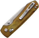 Vosteed Raccoon Crossbar Lock Folding Knife - Slim EDC Design With Satin Nitro V Blade by Vosteed