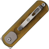 Vosteed Corgi Pup Trek Lock EDC Knife - Premium 3.5 Inch S35VN Blade With PEI Handle by Vosteed
