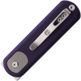 Vosteed Corgi Pup Trek Lock Folding Knife S35VN Purple G10 Handle - EDC Ready For Daily Carry by Vosteed