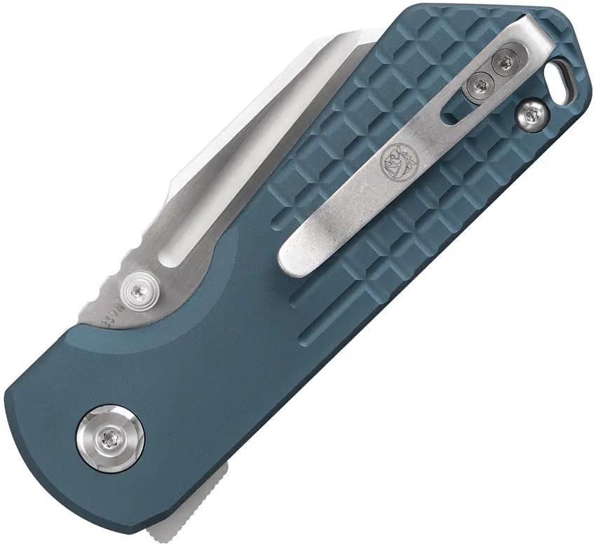 Vosteed Hedgehog Top Linerlock Blue Aluminum EDC Knife S35VN Blade A1306 - Compact, Reliable Everyday Carry by Vosteed