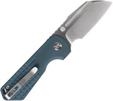 Vosteed Hedgehog Top Linerlock Blue Aluminum EDC Knife S35VN Blade A1306 - Compact, Reliable Everyday Carry by Vosteed