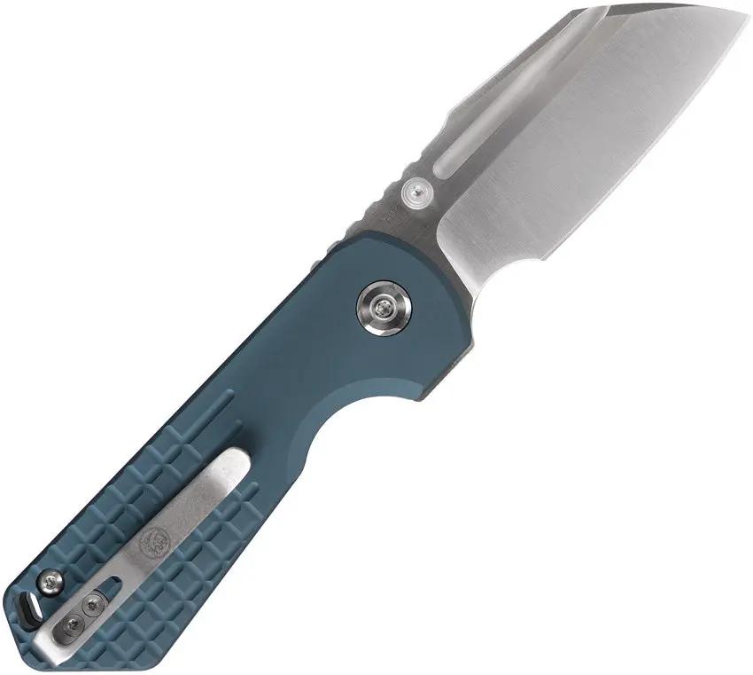 Vosteed Hedgehog Top Linerlock Blue Aluminum EDC Knife S35VN Blade A1306 - Compact, Reliable Everyday Carry by Vosteed