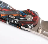 Vosteed Hedgehog Top Linerlock Magpie A1307 - Premium S35VN Satin Blade EDC Knife With G10 Handle by Vosteed