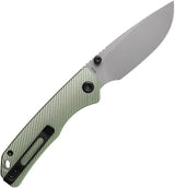 Vosteed Marten Top Linerlock Knife - Green Aluminum Handle For Everyday Carry With 3 Inch 154CM Blade by Vosteed