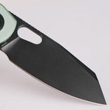 Vosteed Ankylo Vanchor Lock Bold Green Aluminum Handle EDC Knife - Durable 154CM Reverse Tanto by Vosteed