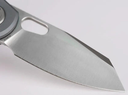 Vosteed Ankylo Vanchor Lock Knife - Satin Elmax Reverse Tanto Blade, Gray Aluminum Handle, EDC Ready by Vosteed