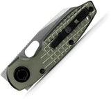 Vosteed Ankylo Vanchor Lock Knife With Elmax Blade Green Aluminum Handle For EDC Enthusiasts by Vosteed