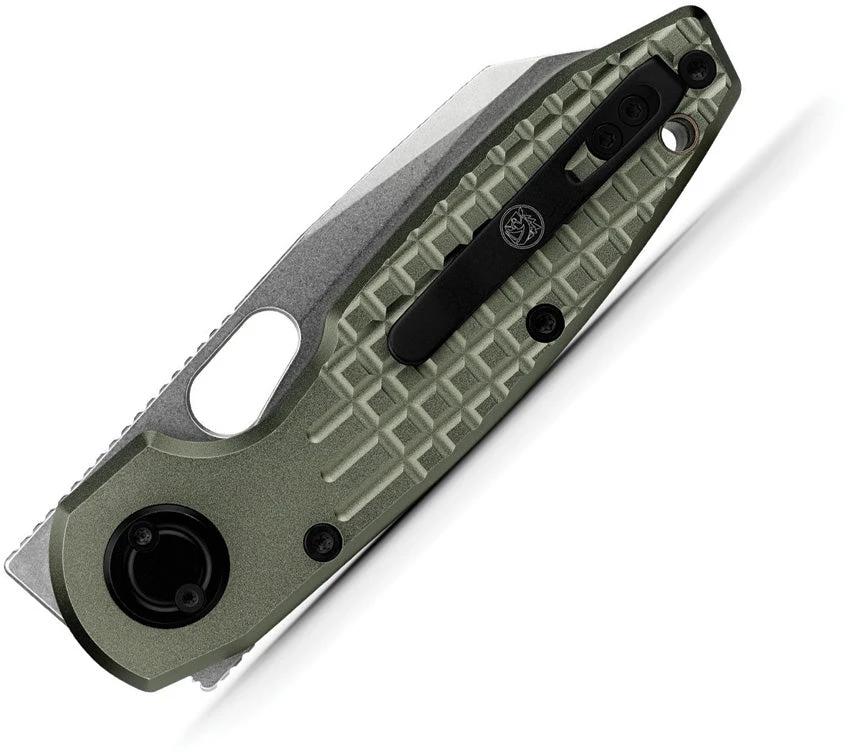 Vosteed Ankylo Vanchor Lock Knife With Elmax Blade Green Aluminum Handle For EDC Enthusiasts by Vosteed