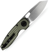 Vosteed Ankylo Vanchor Lock Knife - Elmax Blade, Green Aluminum Handle, Compact EDC by Vosteed