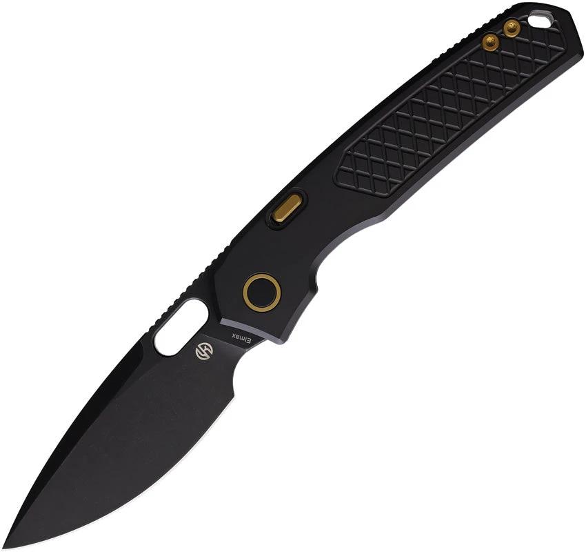 Vosteed Psyop Top Linerlock Ti Black A2201 by Vosteed