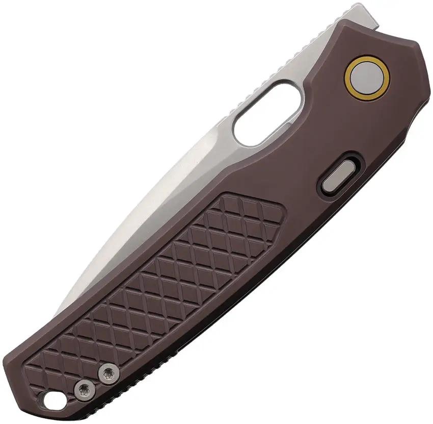 Vosteed Psyop Top Linerlock Elmax Blade Ti Purple A2206 - Premium EDC Knife With Purple Titanium Handle by Vosteed