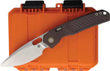 Vosteed Psyop Top Linerlock Elmax Blade Ti Purple A2206 - Premium EDC Knife With Purple Titanium Handle by Vosteed