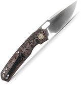 Vosteed Psyop Top Linerlock Knife - Premium Elmax Blade With Copper Fat Carbon Fiber Handle by Vosteed