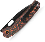 Vosteed Psyop Top Linerlock Folding Knife Mars Fat Carbon Fiber Handle Elmax Blade - Premium EDC Enthusiasts by Vosteed