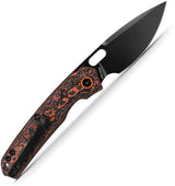 Vosteed Psyop Top Linerlock Folding Knife Mars Fat Carbon Fiber Handle Elmax Blade - Premium EDC Enthusiasts by Vosteed