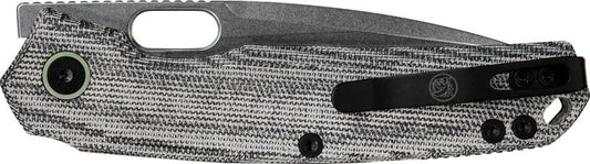 Vosteed Psyop Top Linerlock Knife - Premium Elmax Drop Point Blade And Black Micarta Handle For EDC Enthusiasts by Vosteed