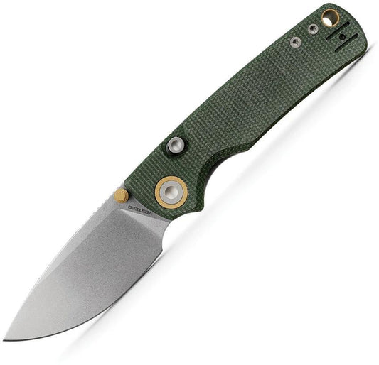 Vosteed Porcupine Top Linerlock Grn A2611 by Vosteed